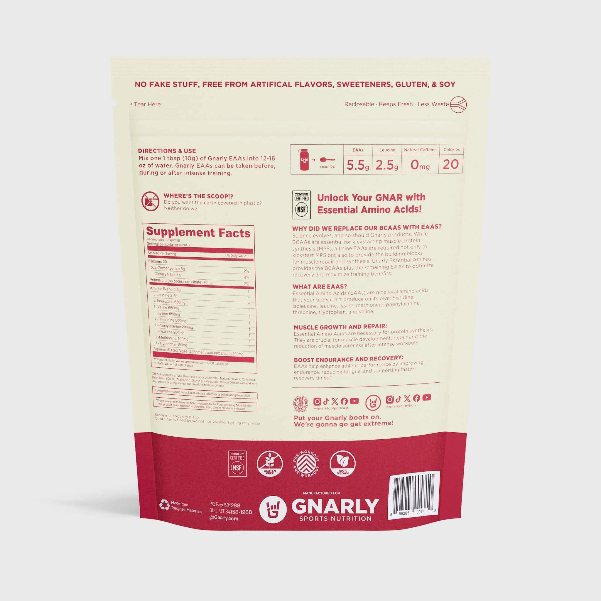 Essential Aminos - Gnarly Nutrition