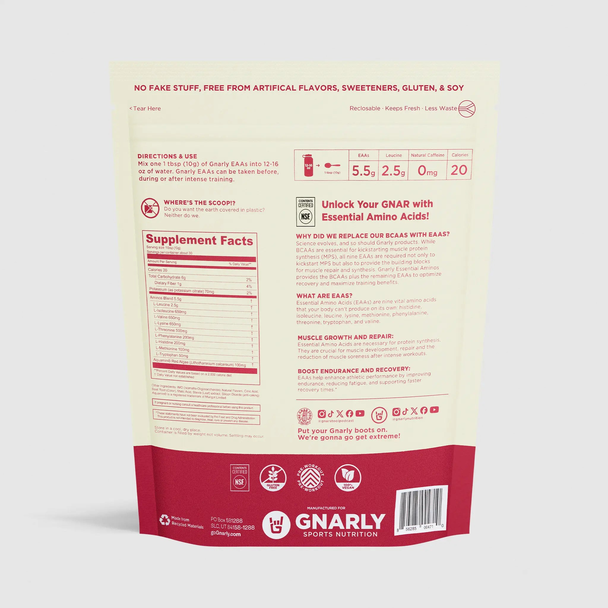 Essential Aminos - Gnarly Nutrition