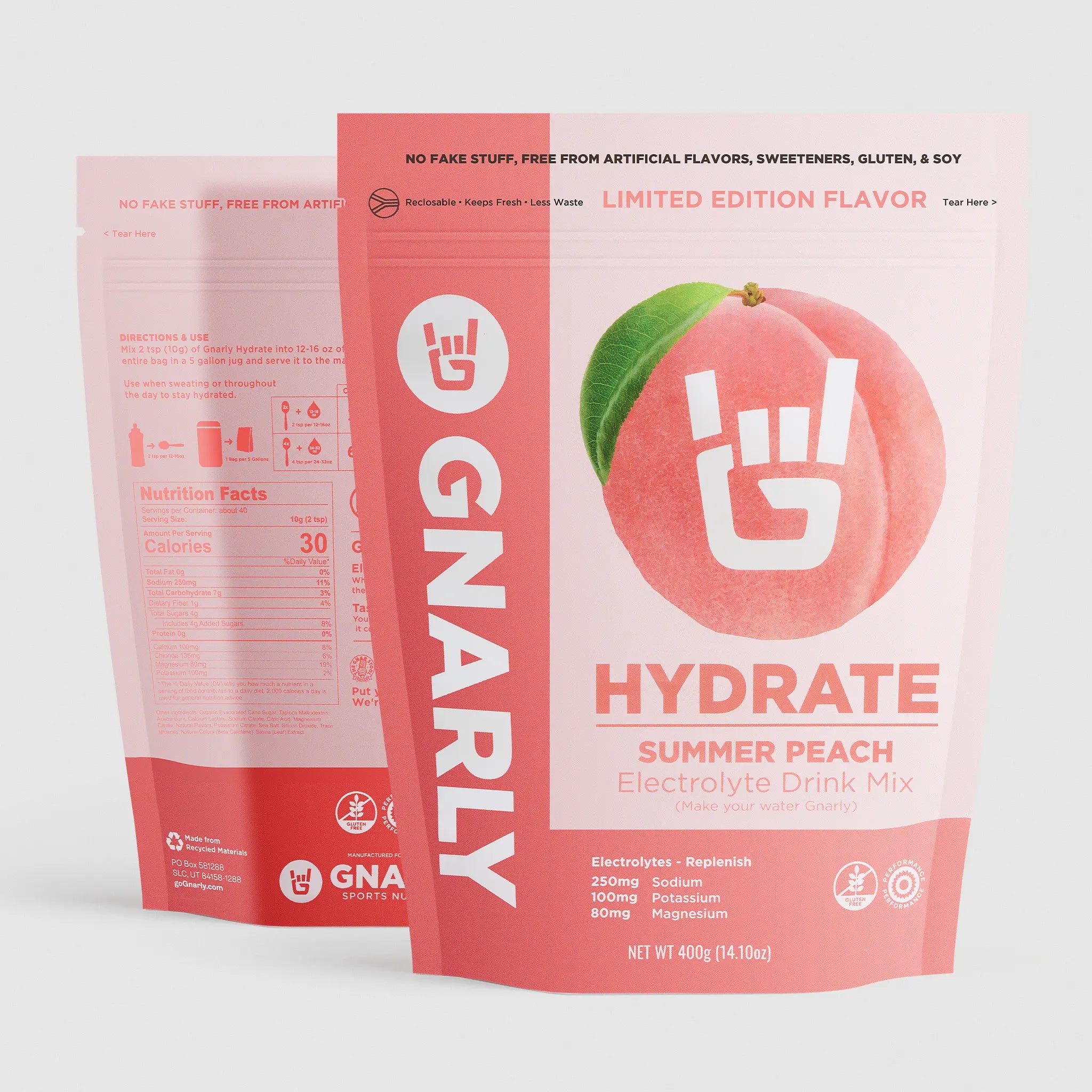 Gnarly Hydrate Peach - Gnarly Nutrition