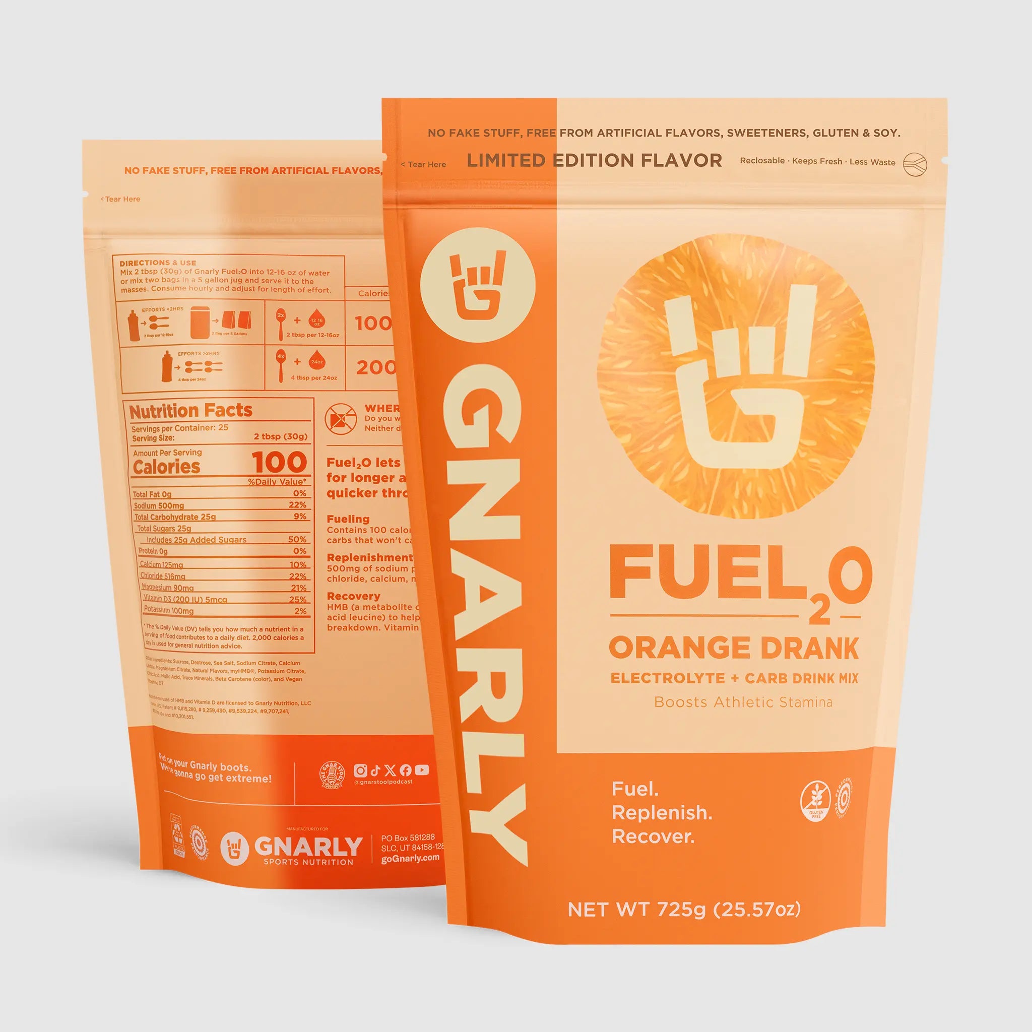 Gnarly Fuel₂O Orange Drank - Gnarly Nutrition