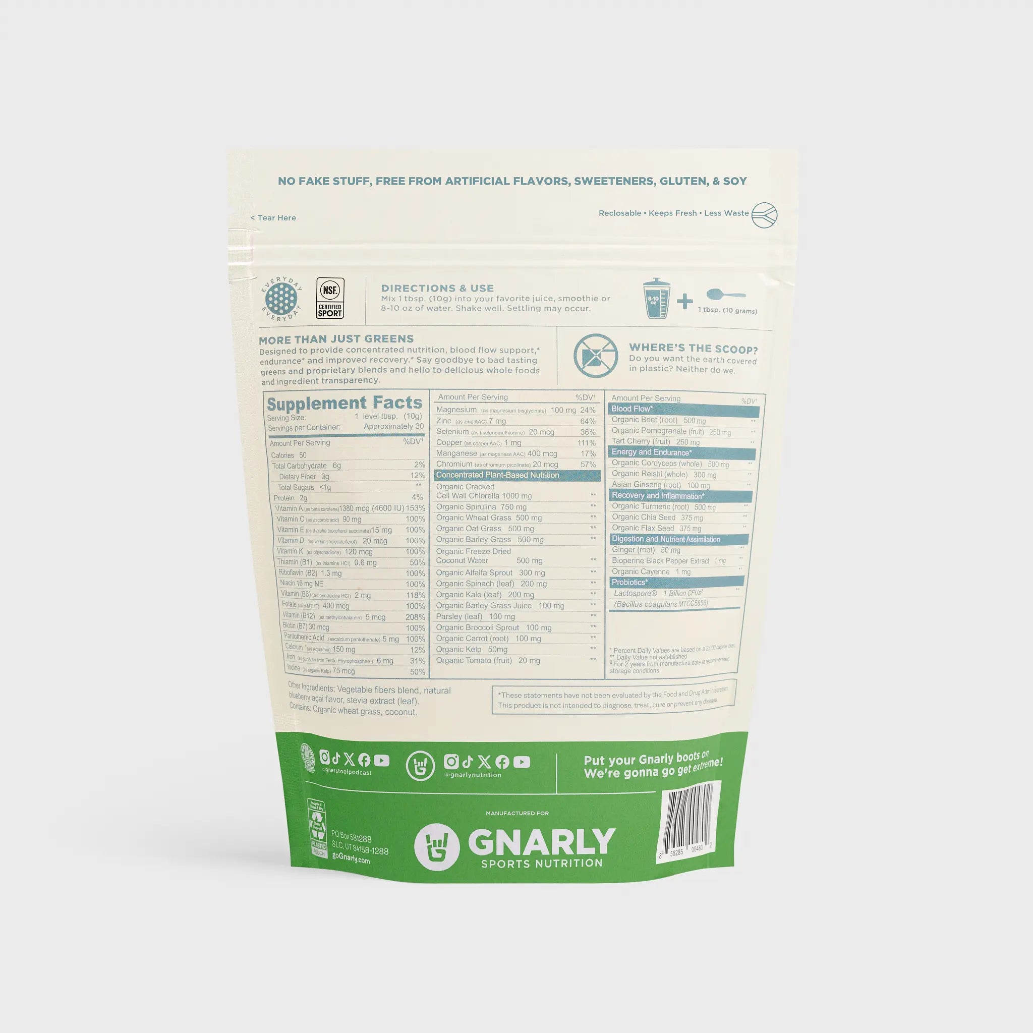 Gnarly Performance Greens - Gnarly Nutrition