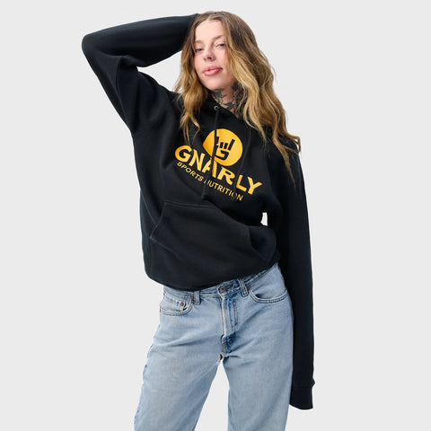 Gnarly Black & Yellow Hoodie - Gnarly Nutrition
