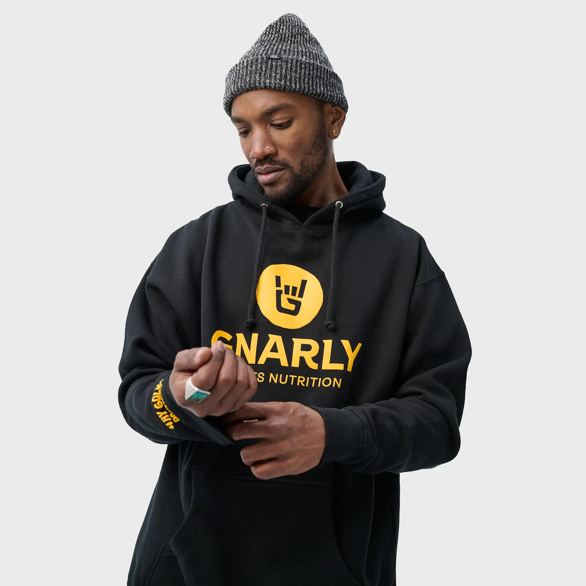 Gnarly Black & Yellow Hoodie - Gnarly Nutrition