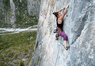 Rock climbing